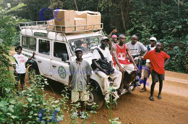 Relief shipment distribution pictures